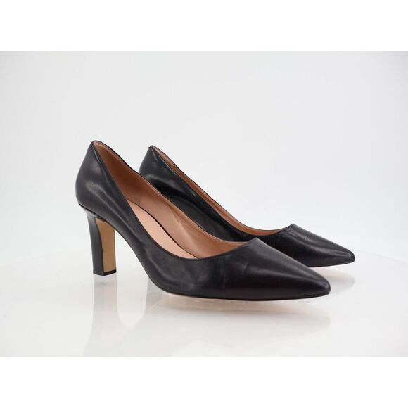Cole Haan Mylah Pump Black Leather Women 11B Pointed Toe Heel Career - Picture 1 of 11